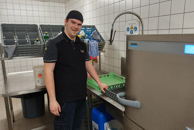 Beschäftigung im Restaurant Pelzmühle