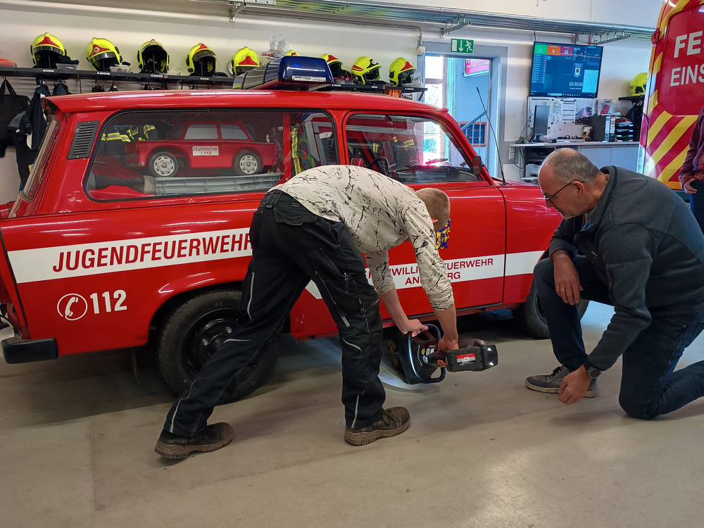 Besuch Feuerwehrwache Annaberg-Buchholz